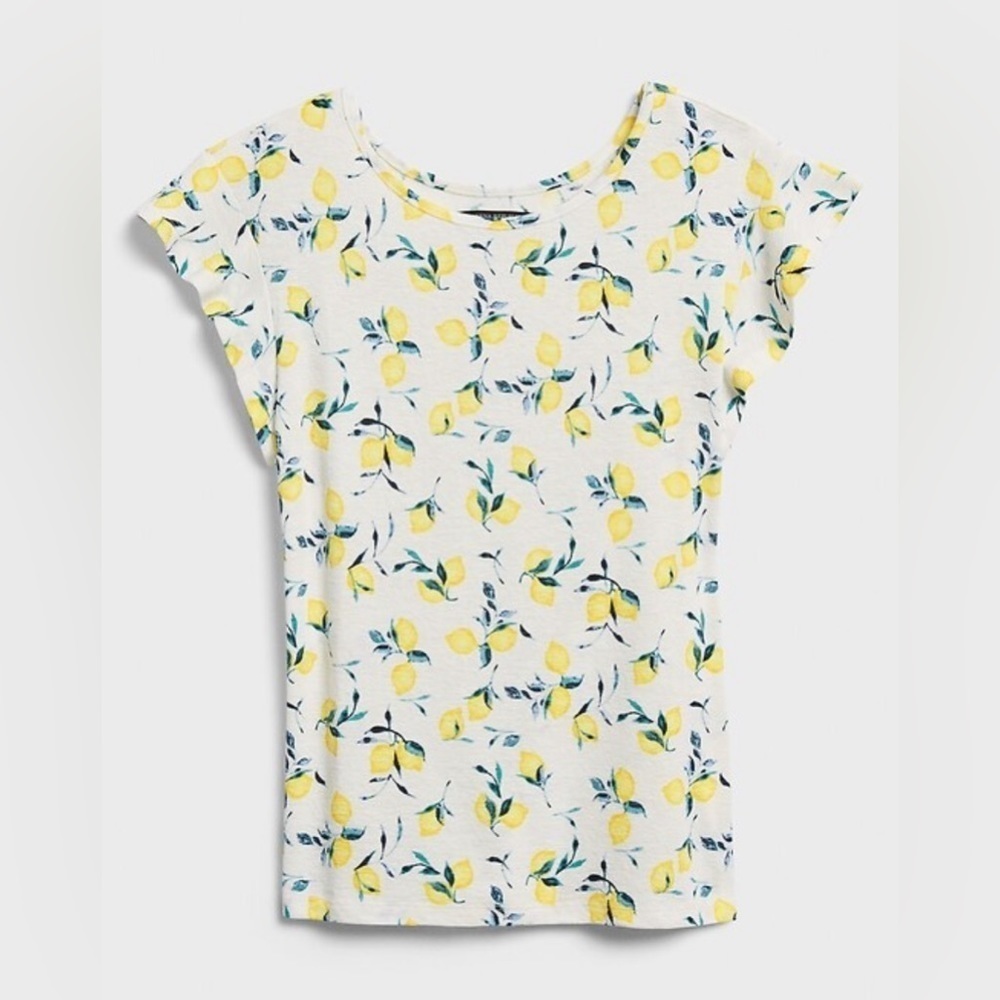 Banana Republic lemon top